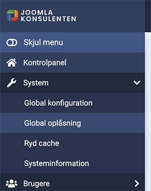 viden hvorfor er min joomla artikel laast global